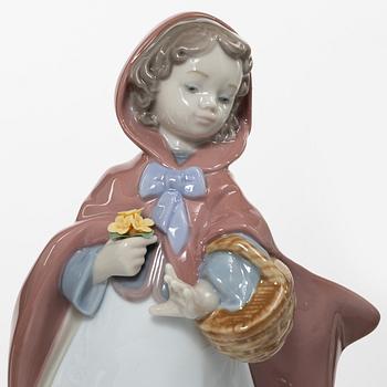 Lladró, 5 figurines, "Little Tin Soldier", "Alice in Wonderland", "Aladdin", "Little Red Riding Hood", "The Pied Piper".