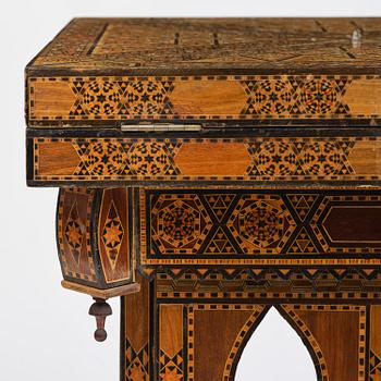 Spelbord, Damaskus Syrien, omkring år 1900.