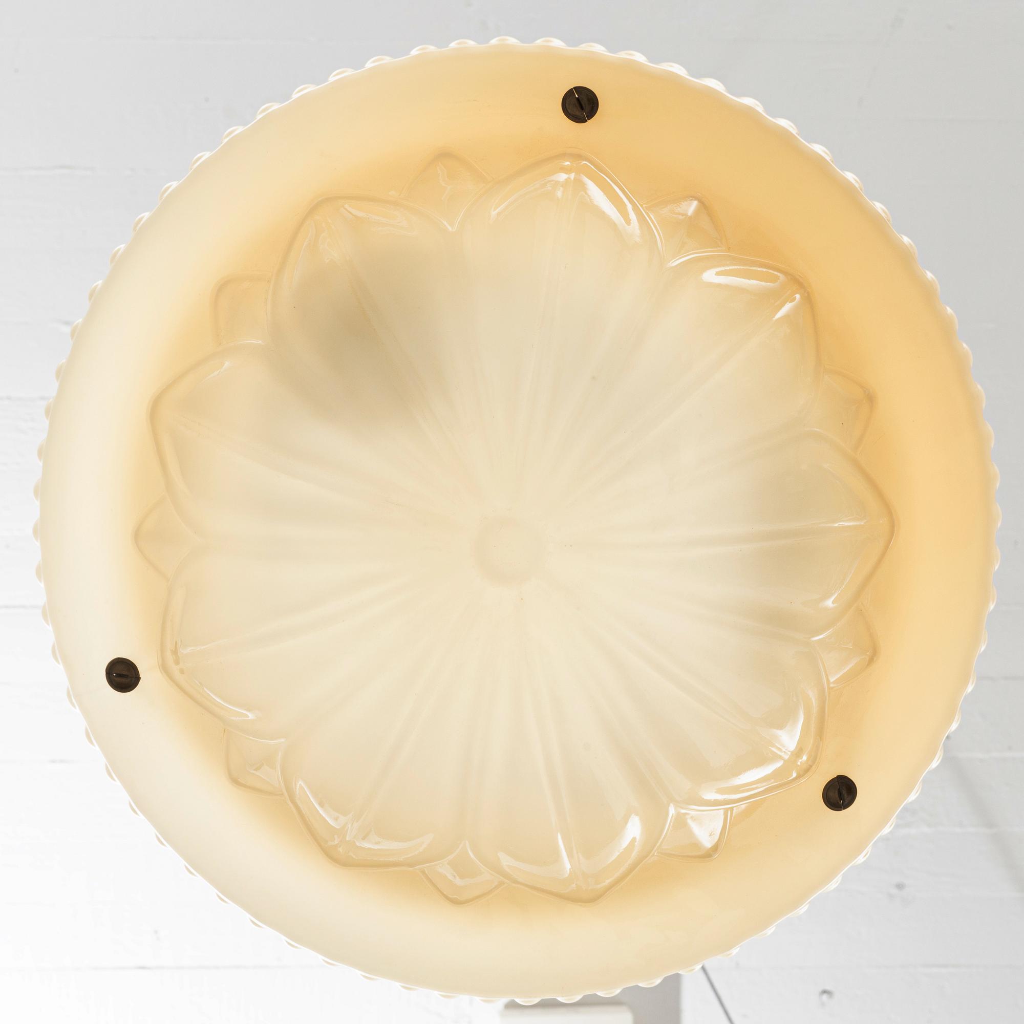 Harald Notini, a model '10073' ceiling light, Arvid Böhlmarks Lampfabrik, 1920's.