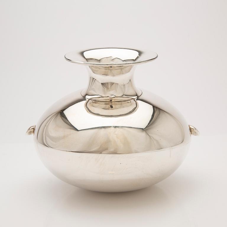 Decanter, sterling silver, Mexico.