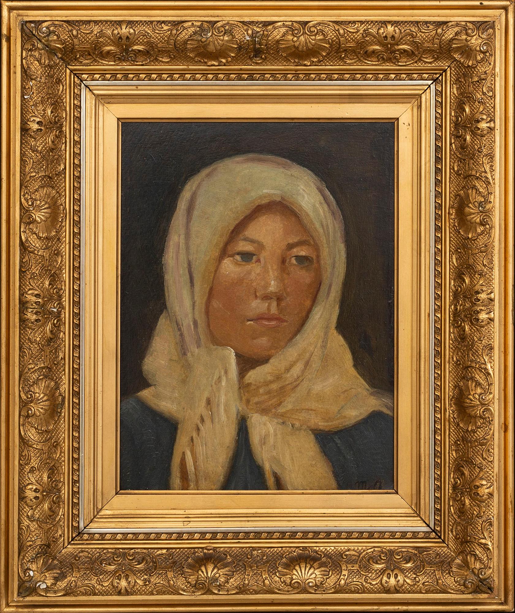 Michael Ancher, Oil on board, signed with monogram.