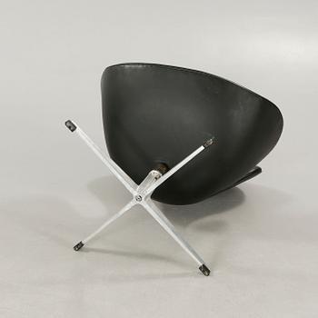 ARNE JACOBSEN, fåtölj, "Svanen", Fritz Hansen, Danmark, 1960-tal.