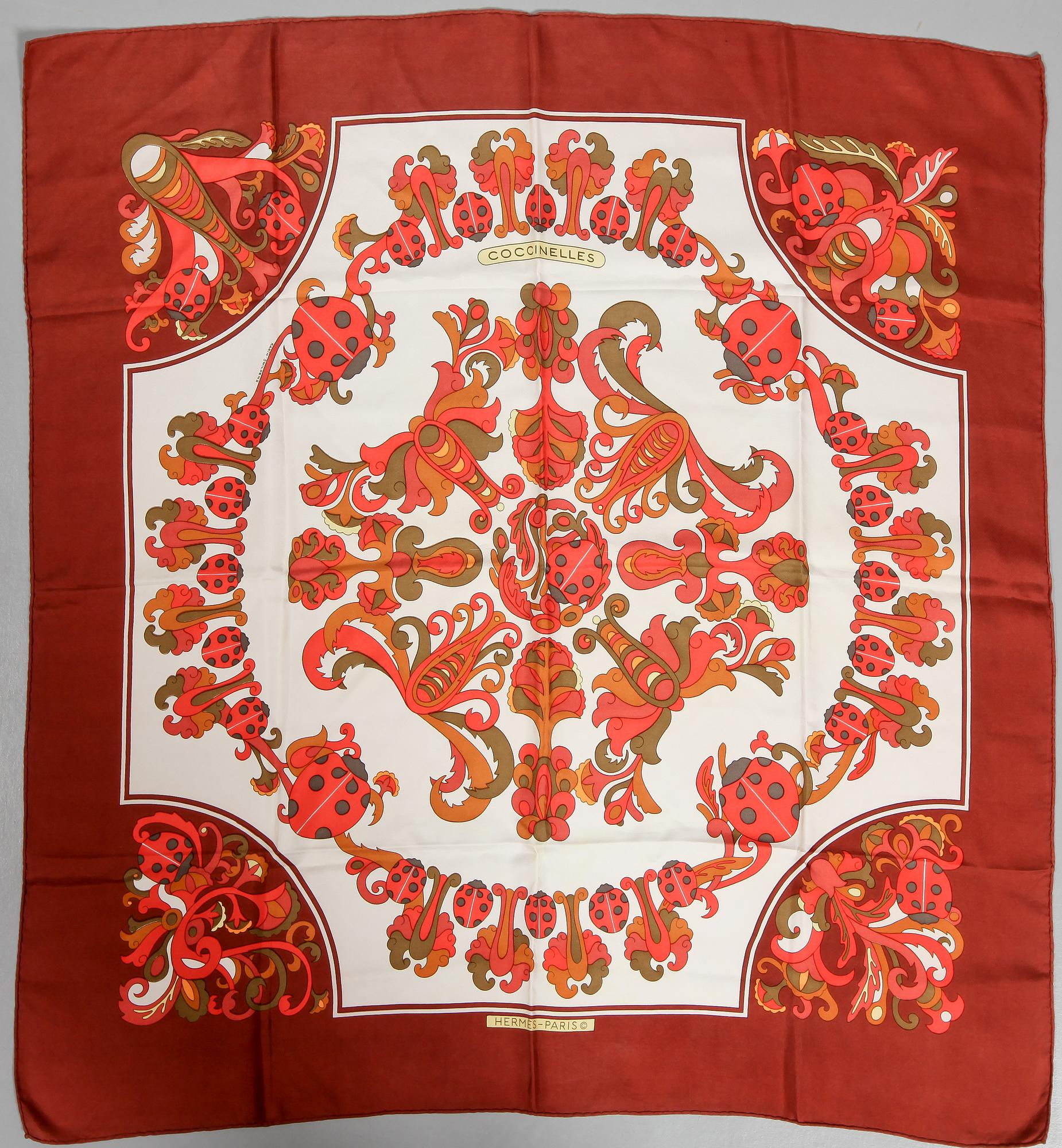SCARF, "Coccinelles", Karin Swildens, Hermès, Paris.