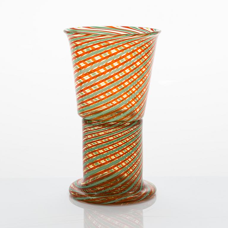 Kaj Franck, a goblet, signed Kaj Franck Nuutajärvi Notsjö.