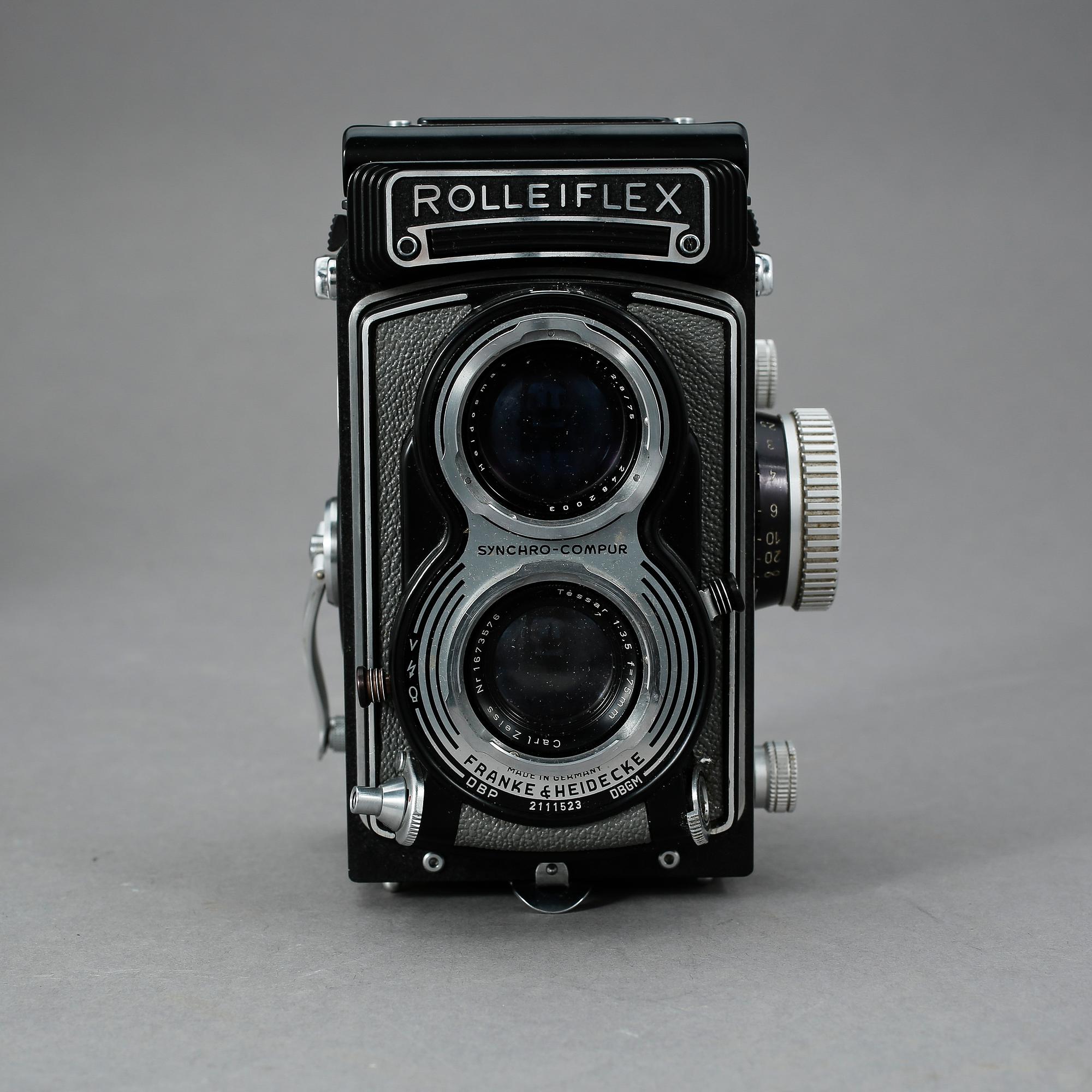 KAMERA, Rolleiflex, tidigt 1960-tal.