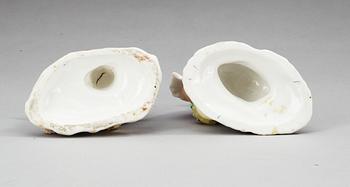 A pair of Marieberg figures, period of Sten (1768-88).
