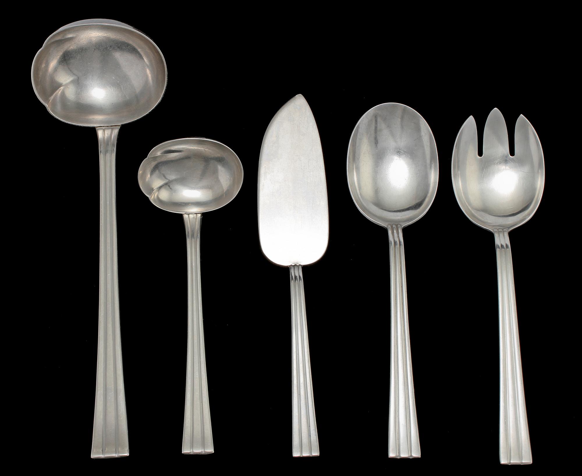 BESTICKSERVISDELAR, 165 st, rostfritt stål, "Thebe", Folke Arström, Gense, 1950/60-tal.