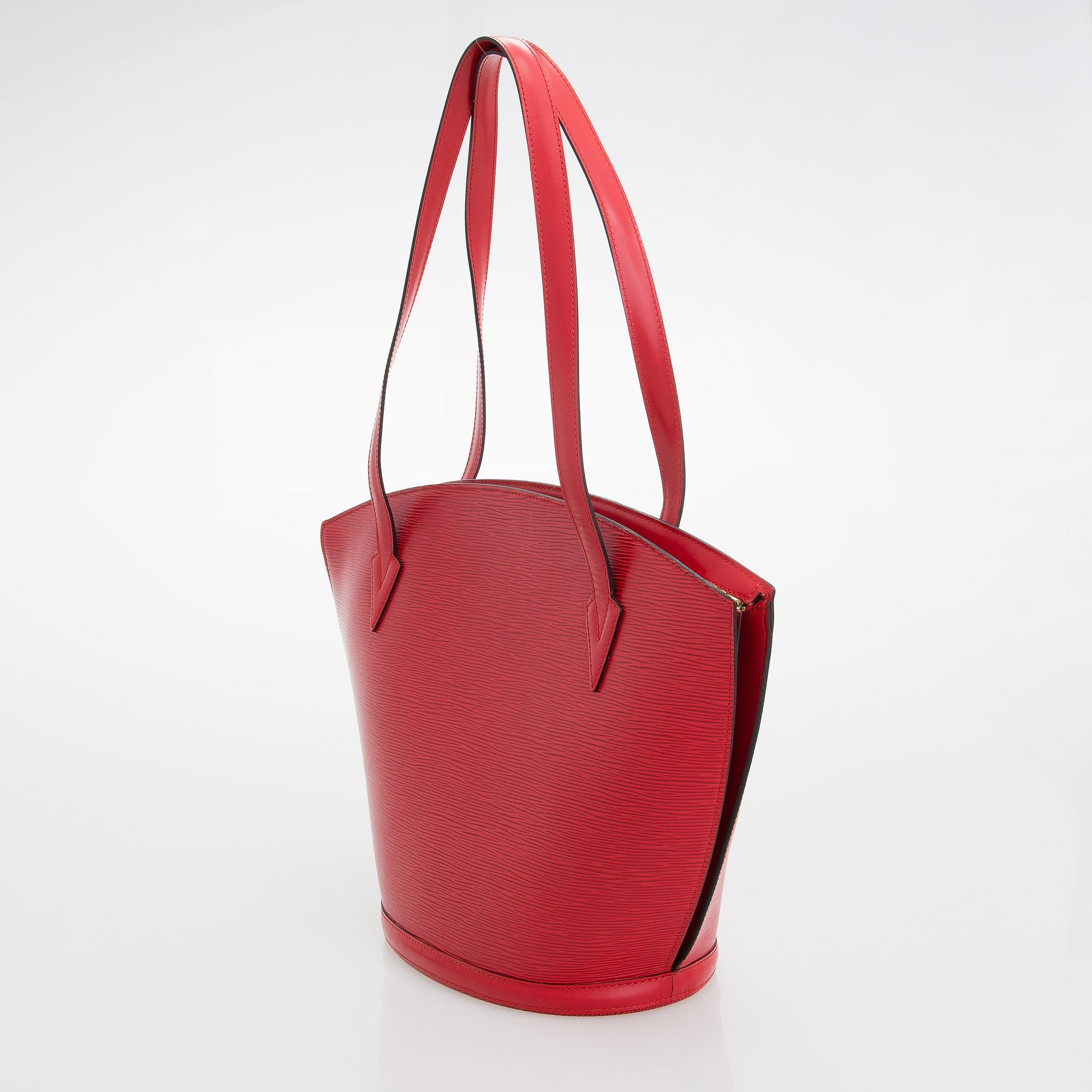 Louis Vuitton, A red Epi leather 'Saint Jacques GM' Bag.