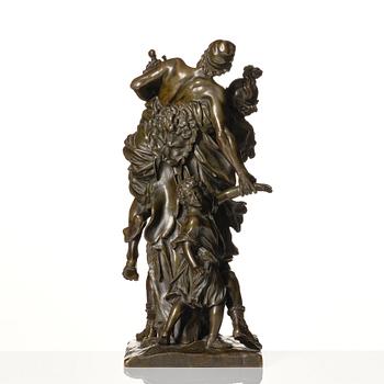 Pierre Lepautre Efter, Aeneas räddar Anchises ur det brinnande Troja.