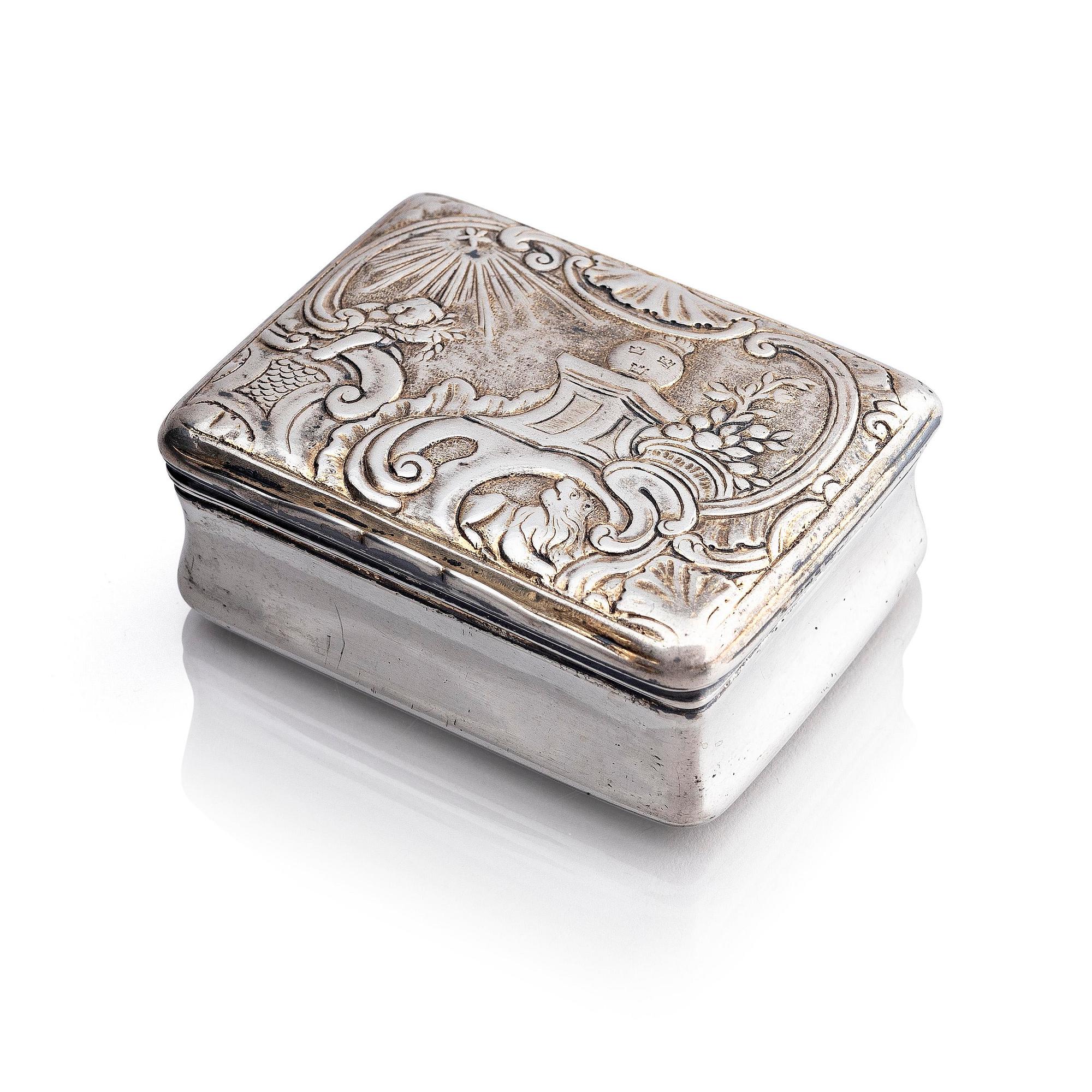 A Swedish Rococo silver snuff-box, mark of Andreas Öhrman, Stockholm 1762.