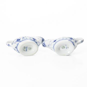Royal Copenhagen, servisdelar 4 st, "Musselmalet", Danmark.