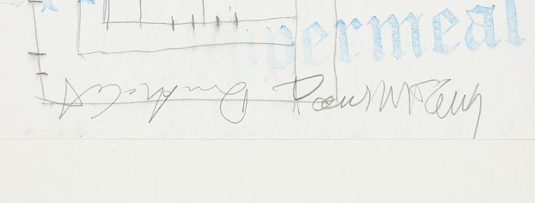 Paul McCarthy, "Coppermeal 1,2,3", 3 lithographs.