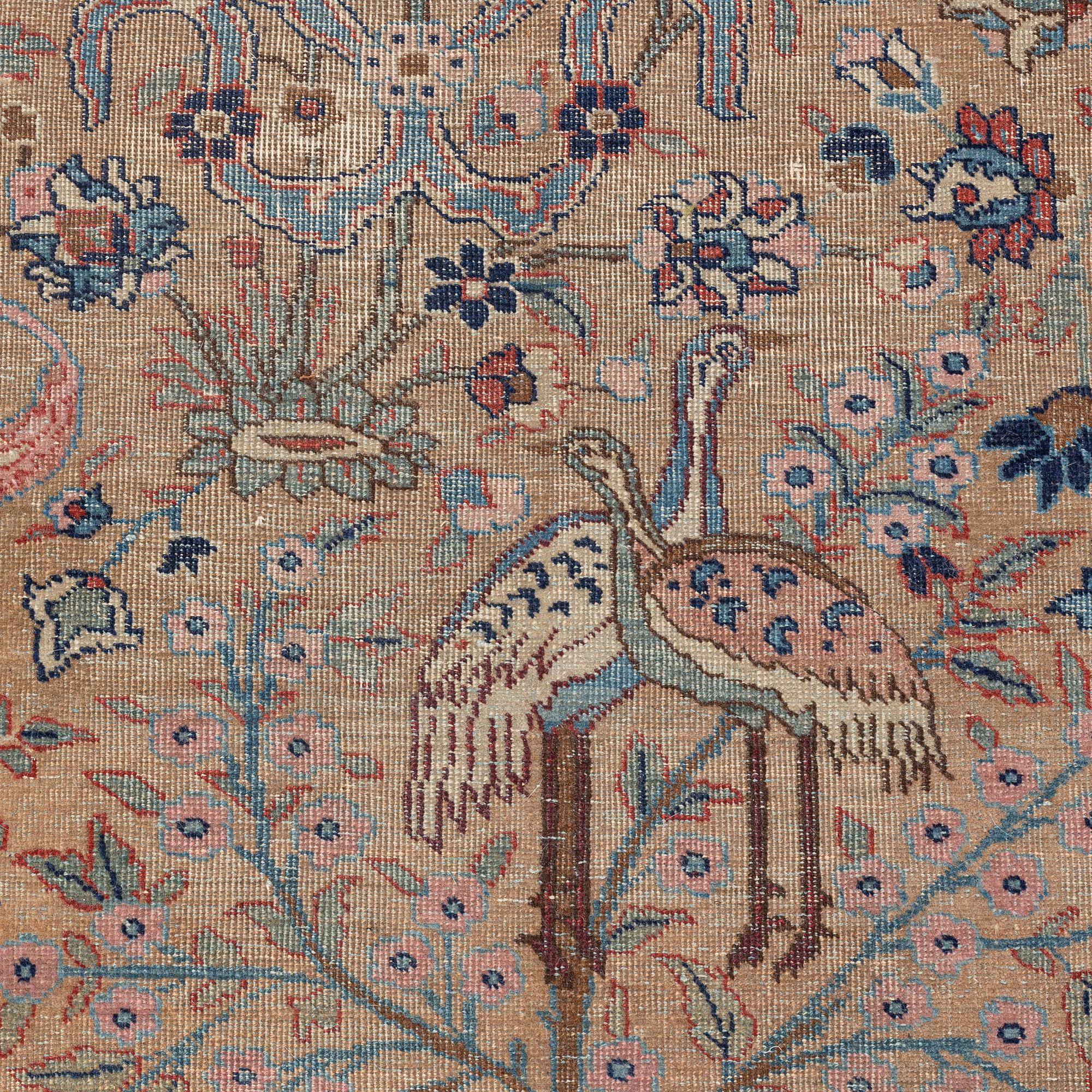 An oriental carpet, circa 350 x 295 cm.