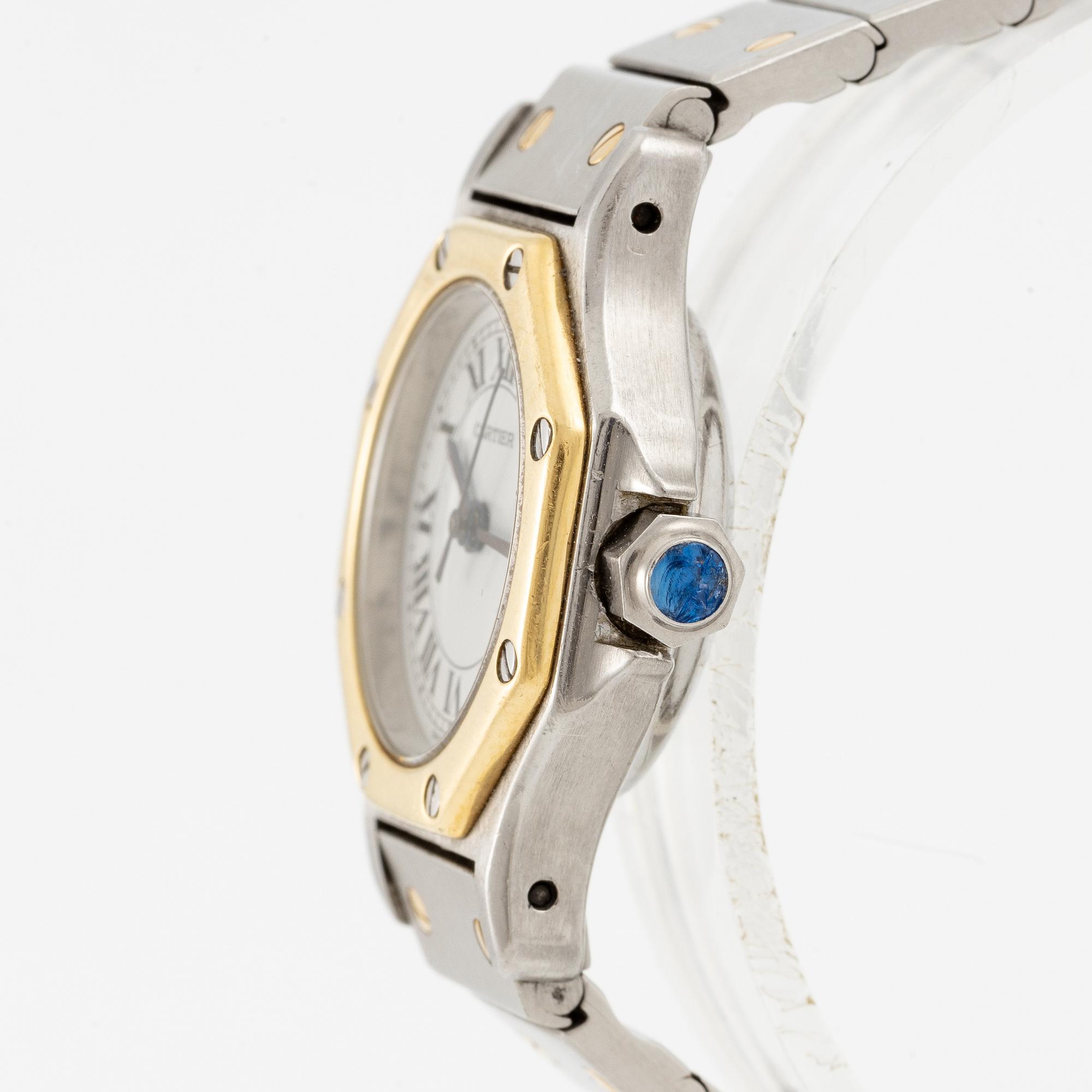Cartier, Santos Ronde, armbandsur, 24 mm.