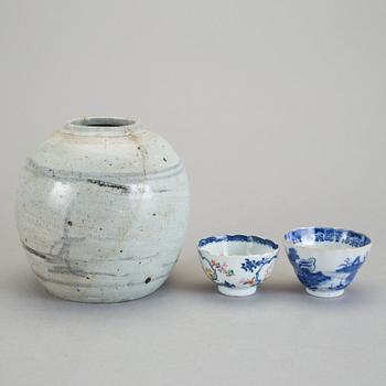 PARTI PORSLIN, 8 delar, porslin, Kina, 17-/18-/1900-tal.