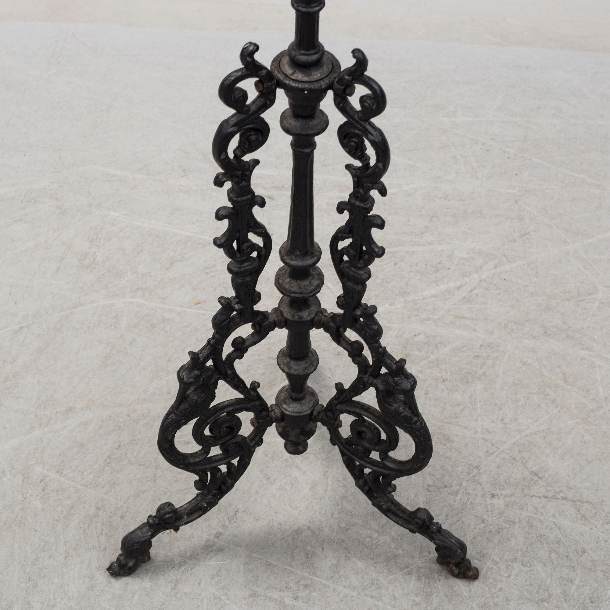 a 20th century iron coat hanger.