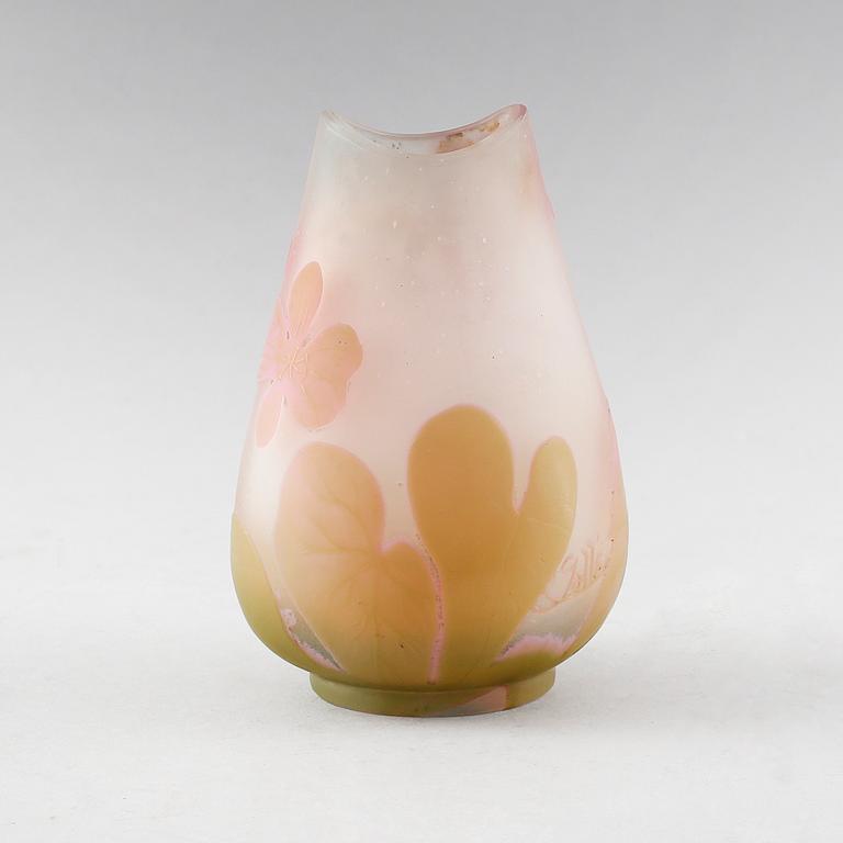 VAS, glas, jugend, Emile Gallé, Nancy, Frankrike, 1900-talets början.