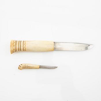 Horn knife, dated 1924.