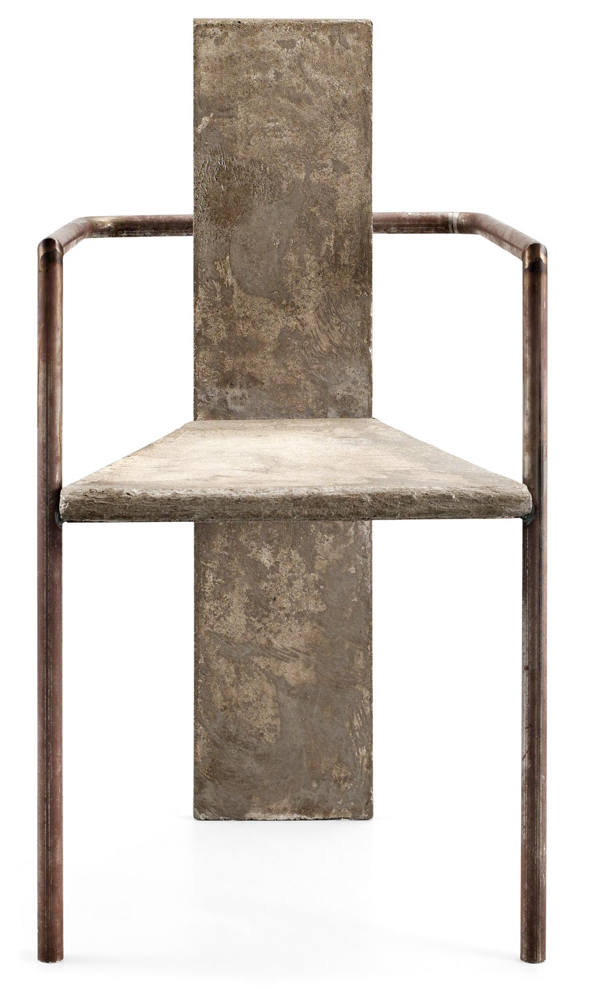 A Jonas Bohlin 'Concrete' armchair, for Källemo, Värnamo, Sweden, nr 73/100.