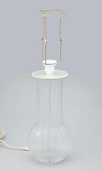 BORDSLAMPA, glas, Timo Sarpaneva, signerad TS.