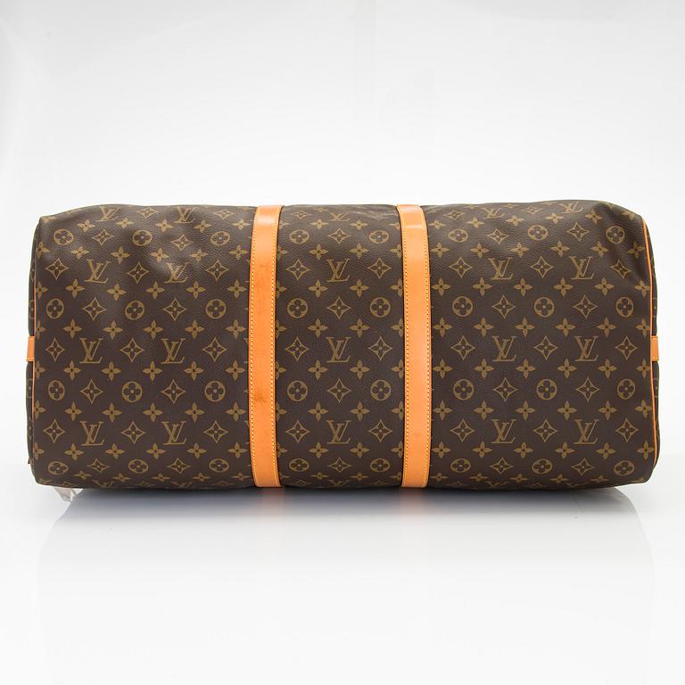 Louis Vuitton, a Monogram Canvas 'Keepall 60 Bandoulière' weekendbag.