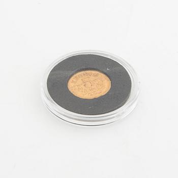 Guldmynt Sverige, Oscar II 5 kr, 1901.