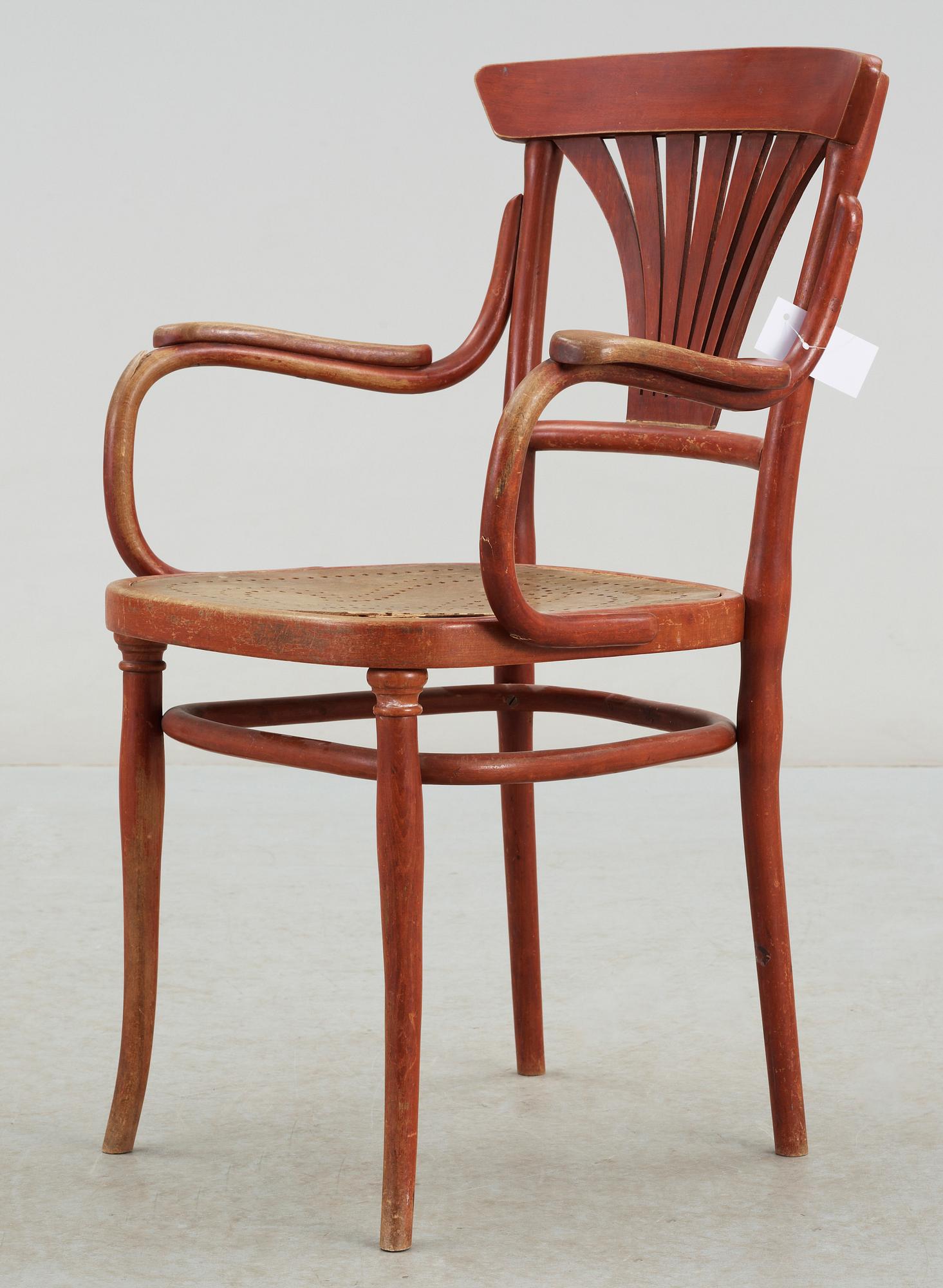 KARMSTOL, märkt Thonet, 1900-talets första hälft.