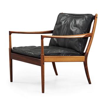 An Ib Kofod Larsen palisander 'Samsö' easy chair, OPE-möbler, Sweden 1960's.