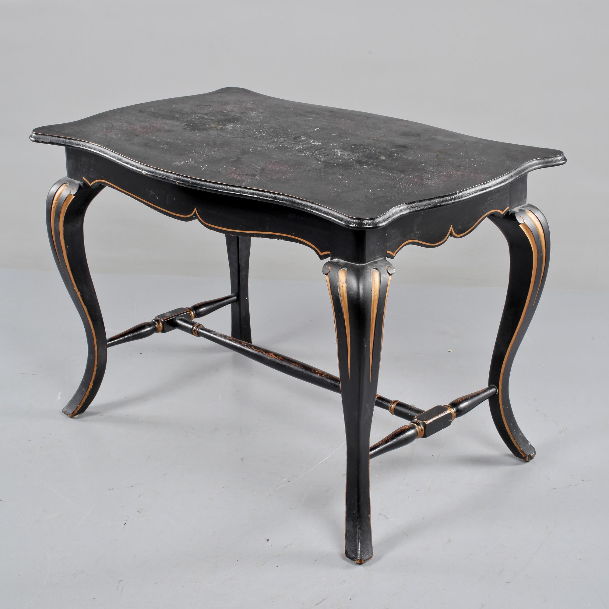 MATSALSMÖBEL, 5 delar, rokokostil, 1900-talets början.