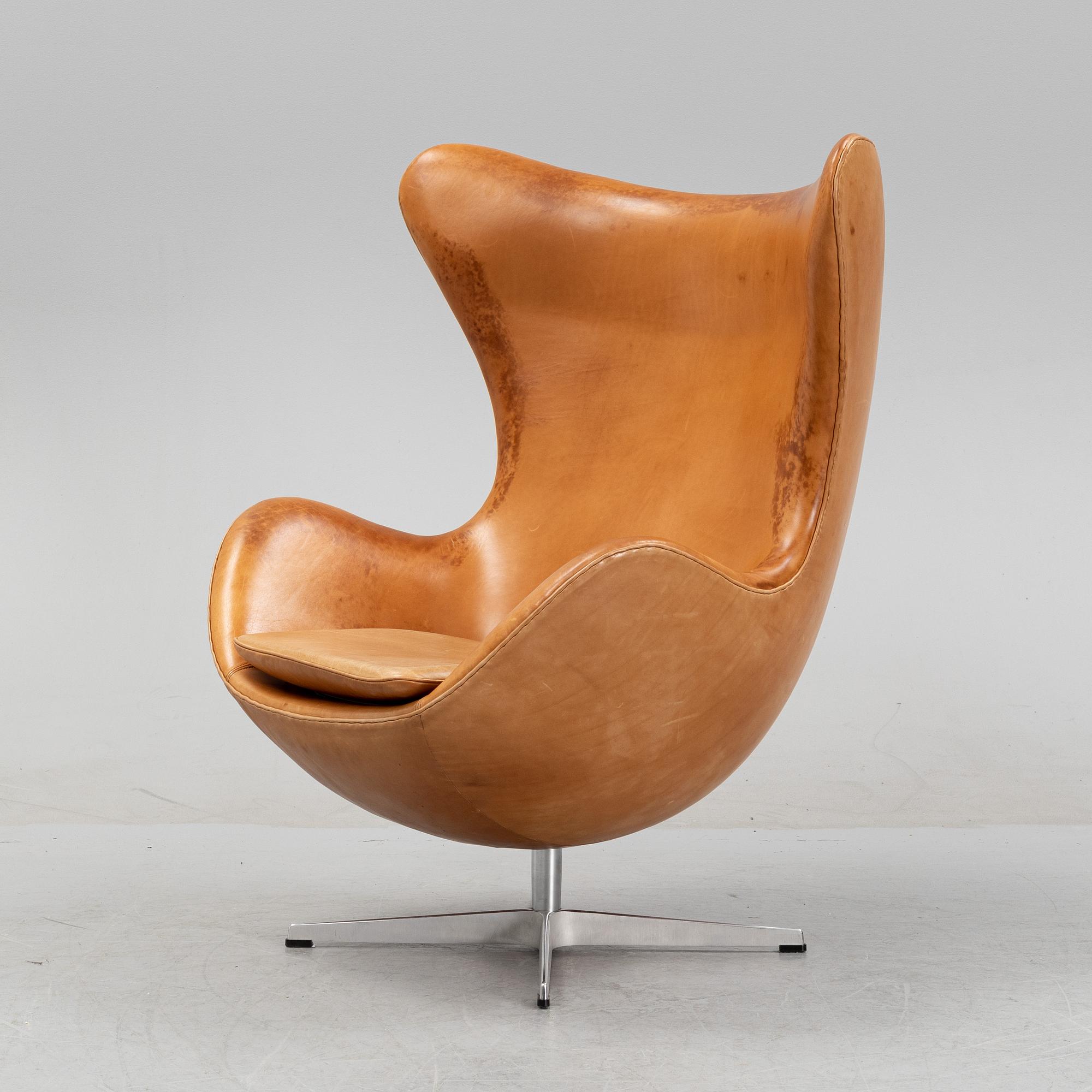 Arne Jacobsen, fåtölj, "Ägget", formgiven 1958.