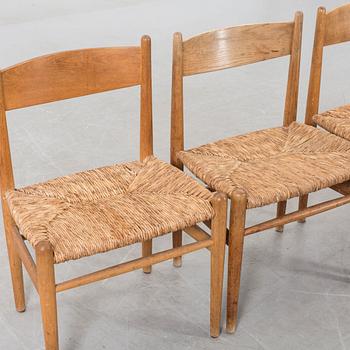 FOUR CHAIRS, "CH 36", Hans J Wegner, Denmark, 20th century 2nd half.