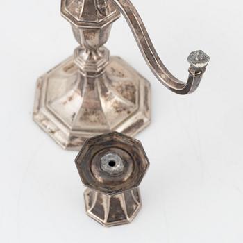 Kandelabrar, ett par, Carl Sandberg Eftr, Ystad, 1926.