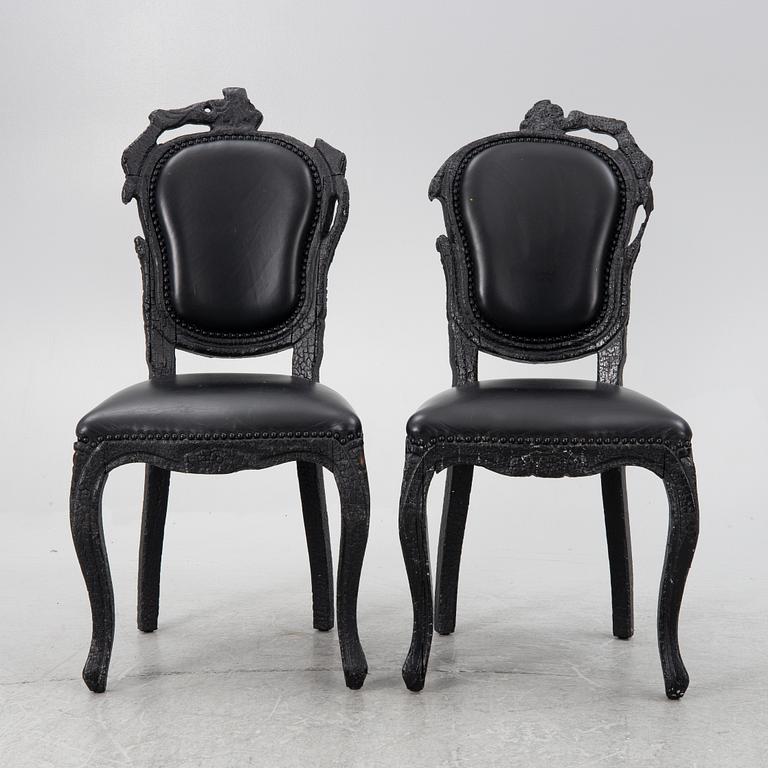 Maarten Baas, ten 'Smoke Dining Chair, Moooi, Netherlands, after 2002.