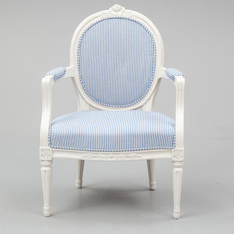 KARMSTOL, av Erik Öhrmark, (Stockholm 1777-1813). Gustaviansk.