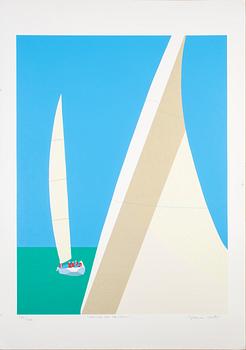 Franco Costa, "Ahead at The first mark", "Waiting for the start", "Begin to point higher" (3).