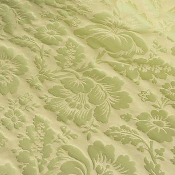 Upholstery fabric, green tones, 7 rolls, including Lelièvre.