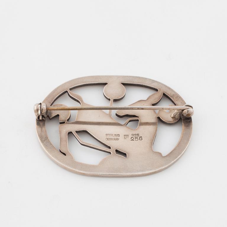 GEORG JENSEN, brosch, mellan 1933 - 1944.