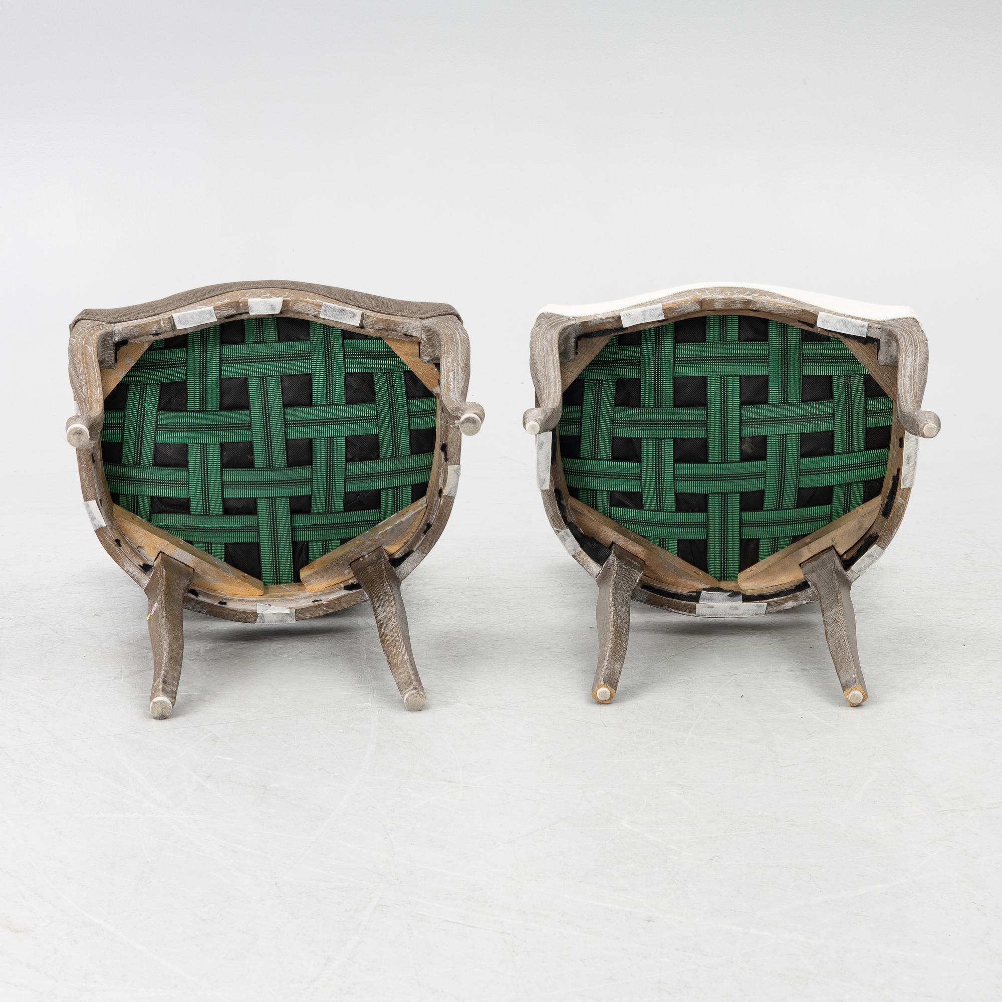 Nine chairs, Louis XV style, France. 21 st century.