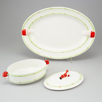 JULSERVIS, 42 delar, porslin, "God Jul", Gustavsberg.