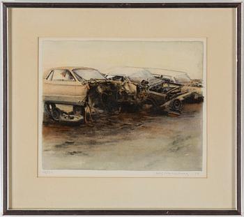 ULF WAHLBERG, lithographs in colour, 1977, 1978, signed 39/390, 18/130.