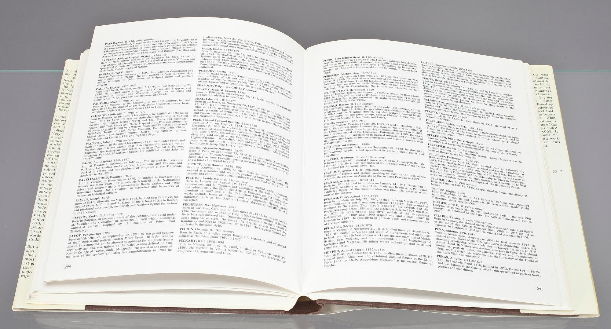 BÖCKER, 3 st, konsthantverk/konst, 1970-tal.