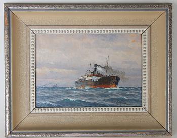 QUISTORFF, VICTOR, 3 st. Oljemålningar, sign.