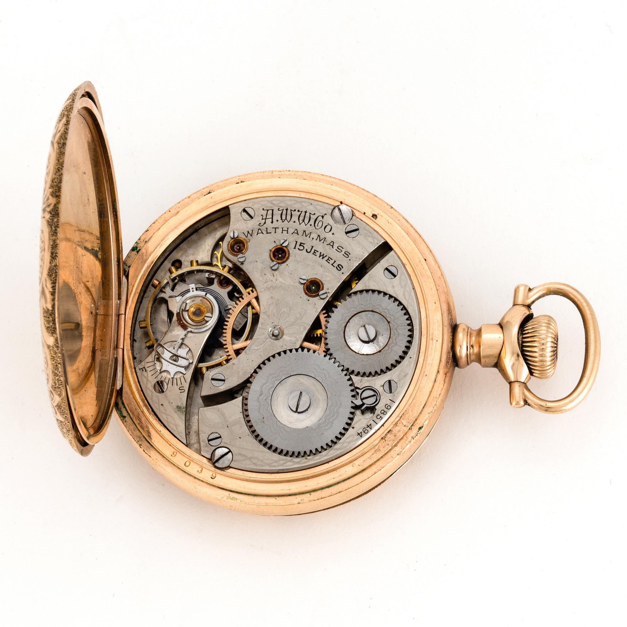 WALTHAM, fickur, 50 mm, savonett,