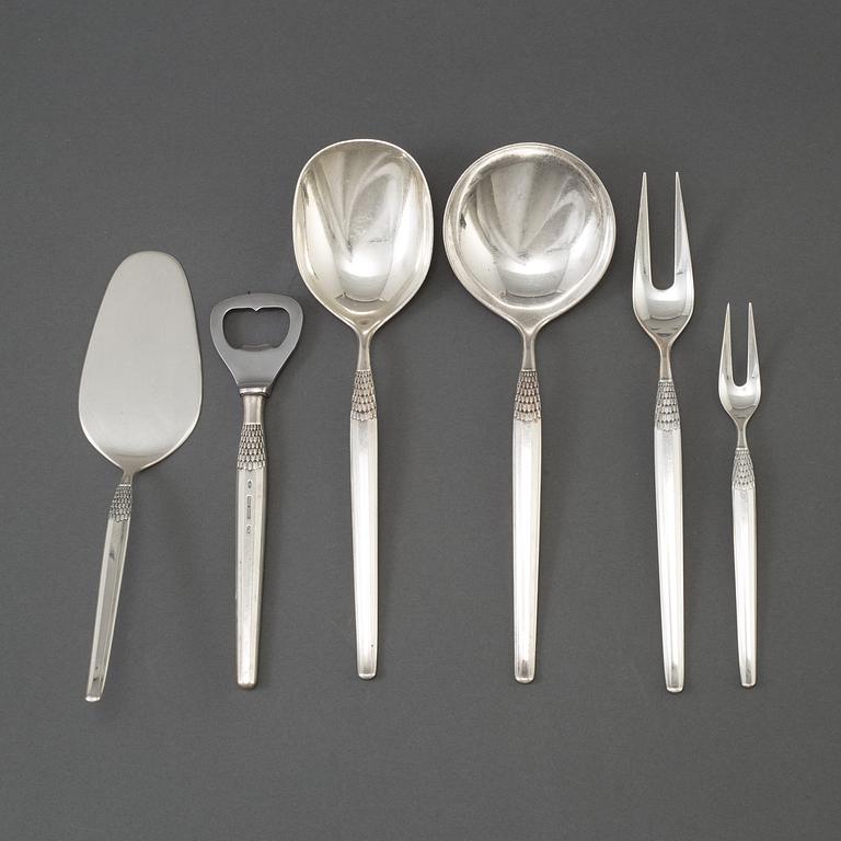 A set of 104 "Cheri" cutlery pieces in EPNS by Frigast Denmark.