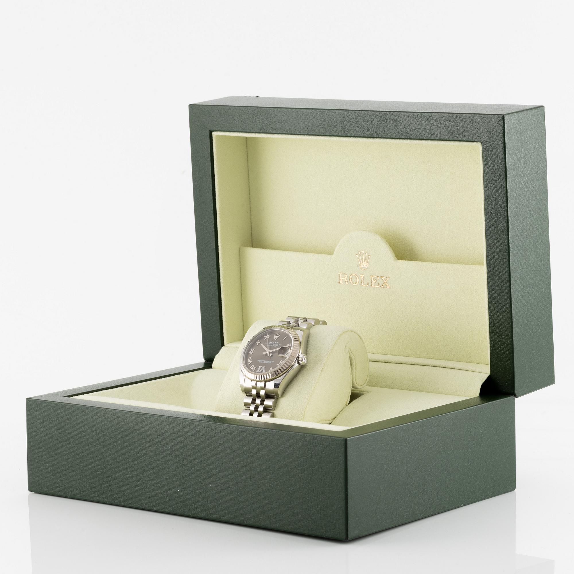 Rolex, Oyster Perpetual, Datejust 31, wristwatch, 31 mm.