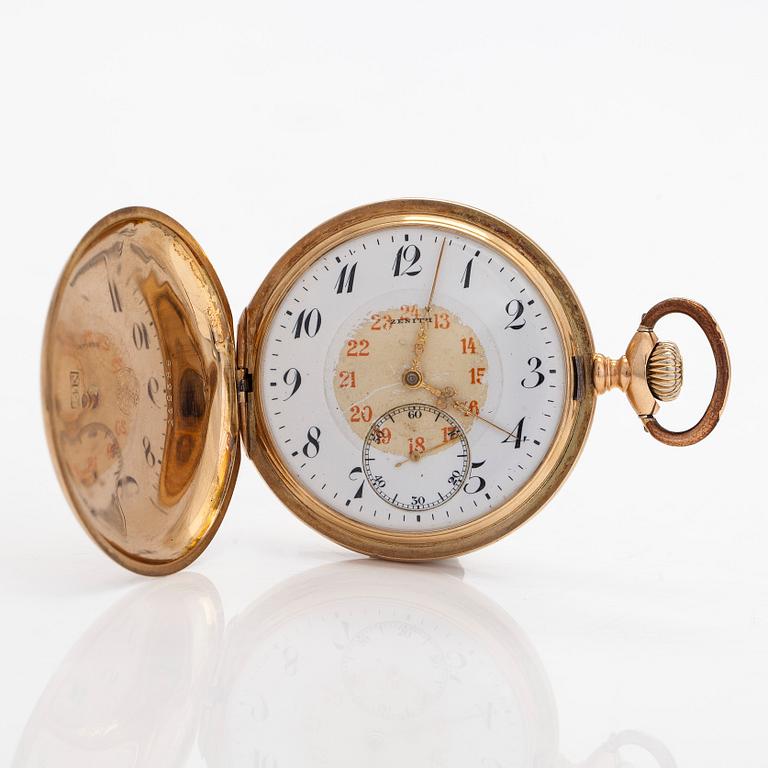 Zenith, taskukello, savonette, 52 mm.