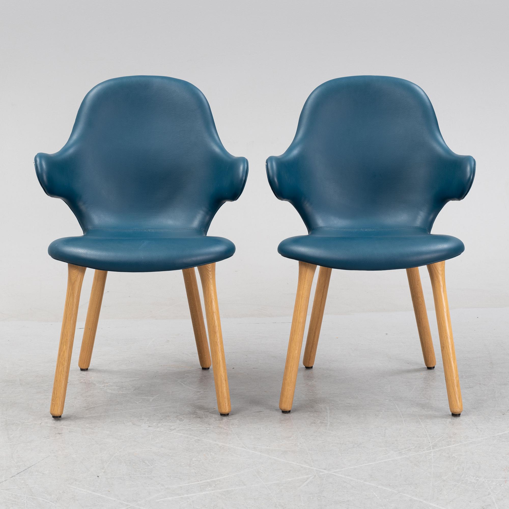 Jaime Hayon,  two ' Catch JH1' chairs, &Tradition, 21st century.