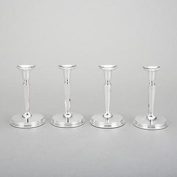 LJUSSTAKAR, 4 st, silver, MGAB, Uppsala, 1955-1962.