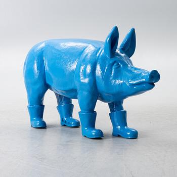William Sweetlove, "Cloned blue father pig" (Blue).