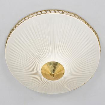 A mid-20th century ceiling light by Valinte.